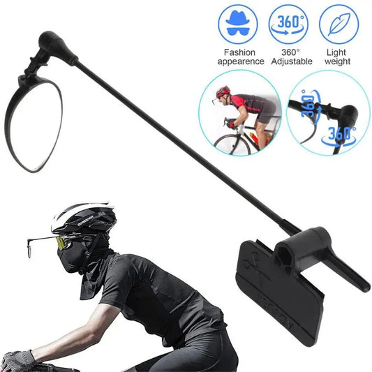 Espelho Retrovisor para Capacete de Bicicleta