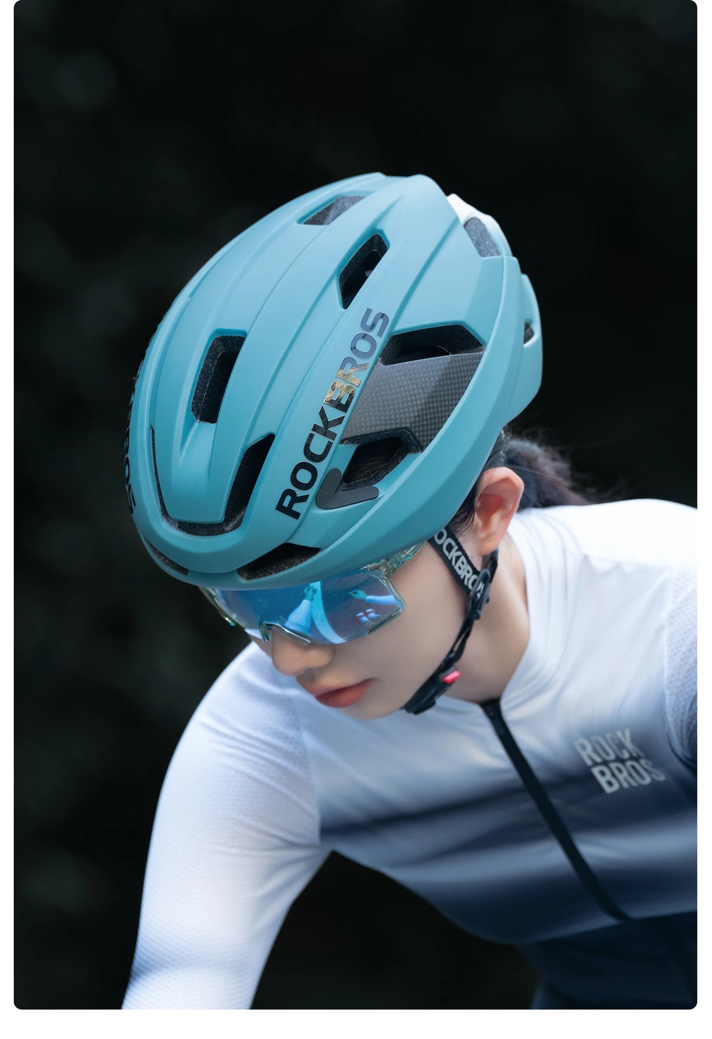 Capacete de Ciclismo ROCKBROS em Fibra de Carbono