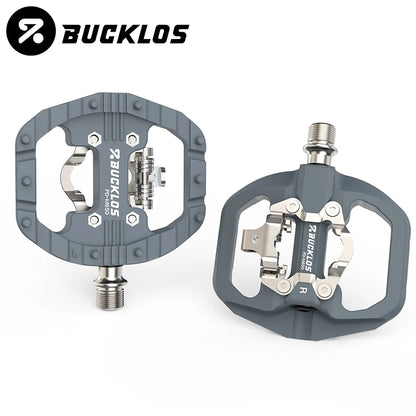 BUCKLOS Dual Function SPD Bicycle Pedal + Platform