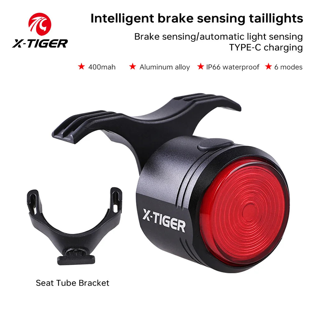 Lanterna Traseira Inteligente X-TIGER com Sensor de Freio