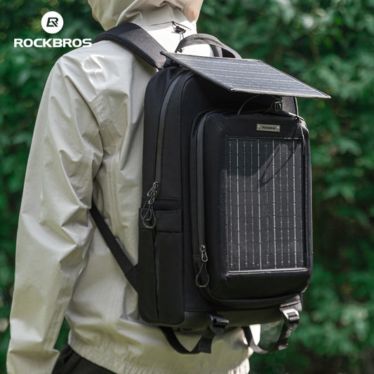 Mochila ROCKBROS 20L com Painel Solar