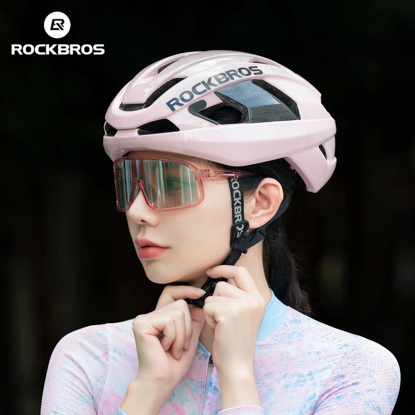Capacete de Ciclismo ROCKBROS em Fibra de Carbono