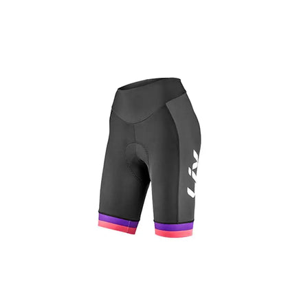 Short e Bretelle de Ciclismo Feminino LIV com Forro em Gel