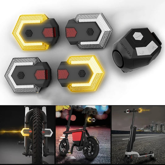 Luz Traseira de Bicicleta LED com Controle Remoto