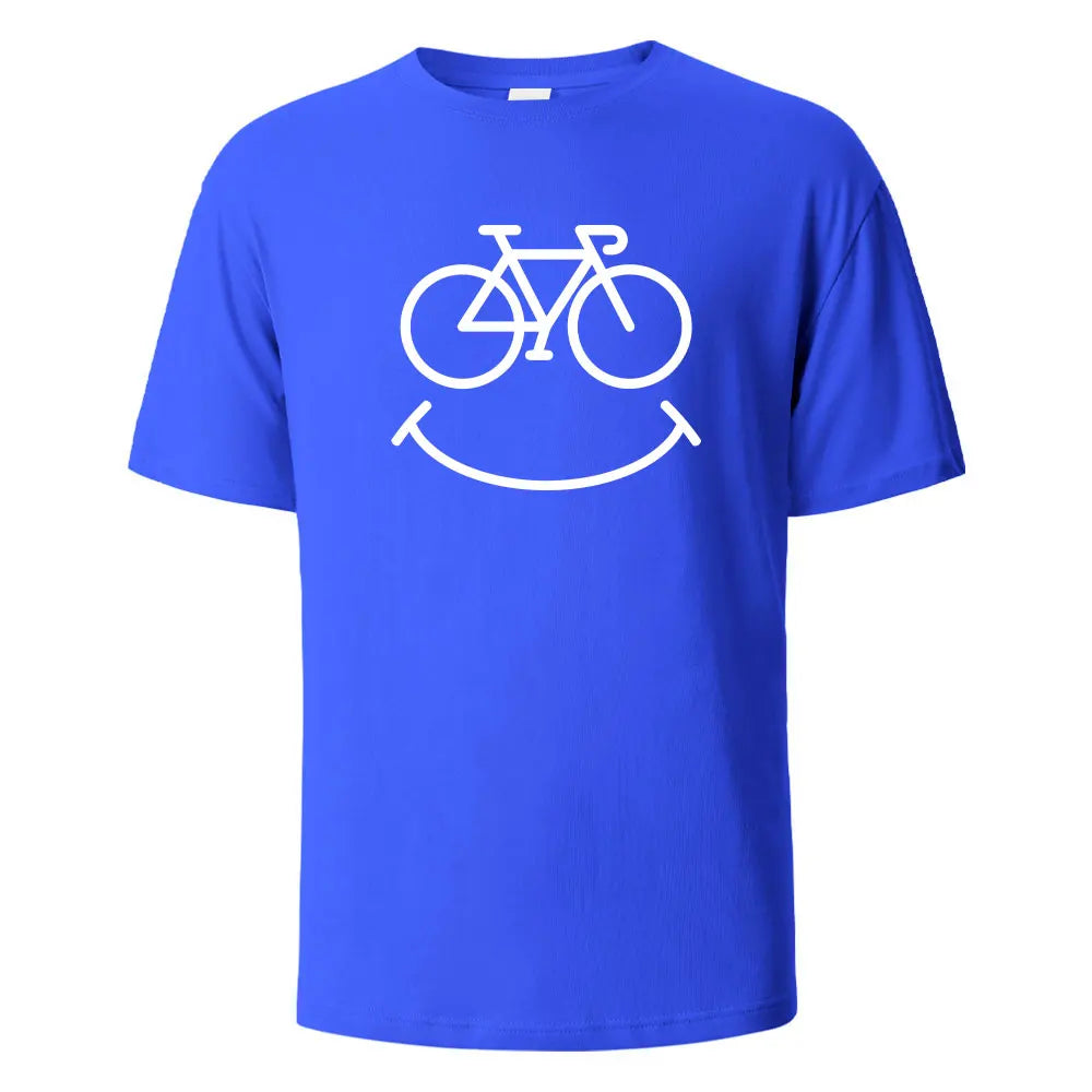 Camiseta Casual Bike Smile