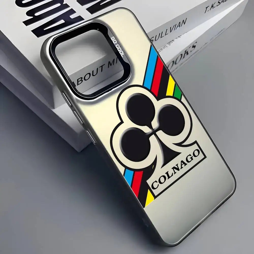 Capa para iPhone C-Colnago Luxo Efeito Metálico