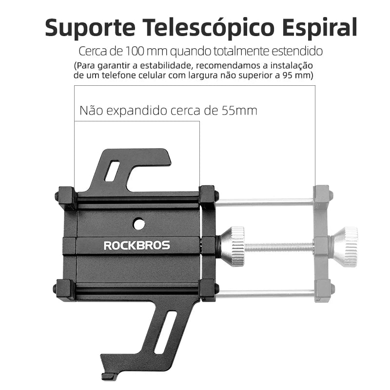Suporte de Celular ROCKBROS para Bicicleta e Moto