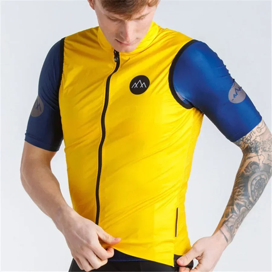 Jaqueta de Ciclismo Corta-Vento e Impermeável