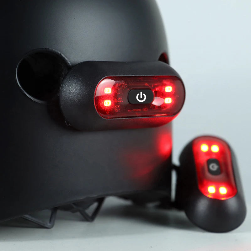 Rear Light for Cycling Helmet