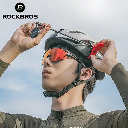 Espelho Retrovisor de Capacete ROCKBROS para Bicicleta