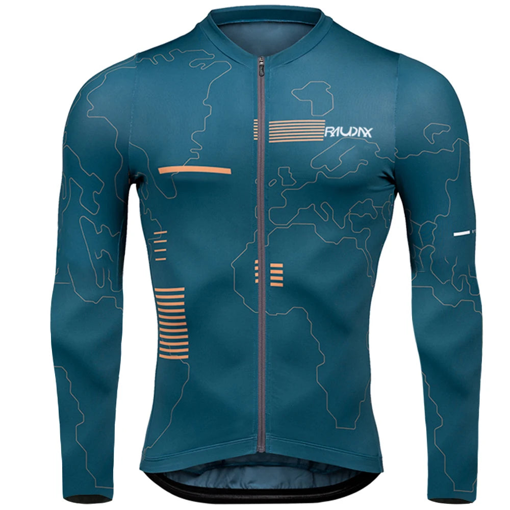 Raudax Men's Long Sleeve Cycling Jersey