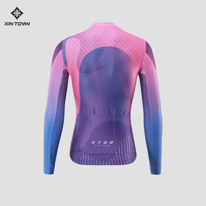 Jersey de Ciclismo Feminina XINTOWN Slim Fit