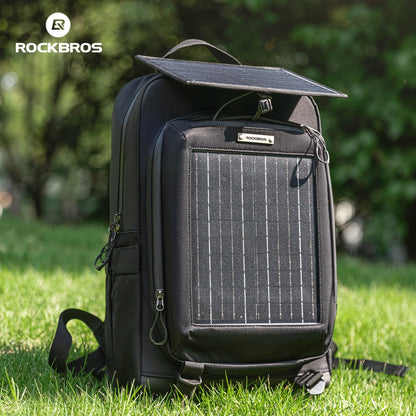 Mochila ROCKBROS 20L com Painel Solar