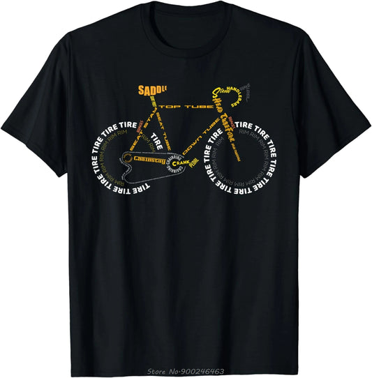 Camiseta Bicycle Anatomy