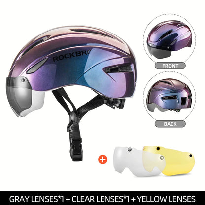 ROCKBROS Cycling Helmet with LED Light