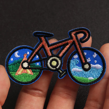 Kit com 5 Patches de Bike Cartoon