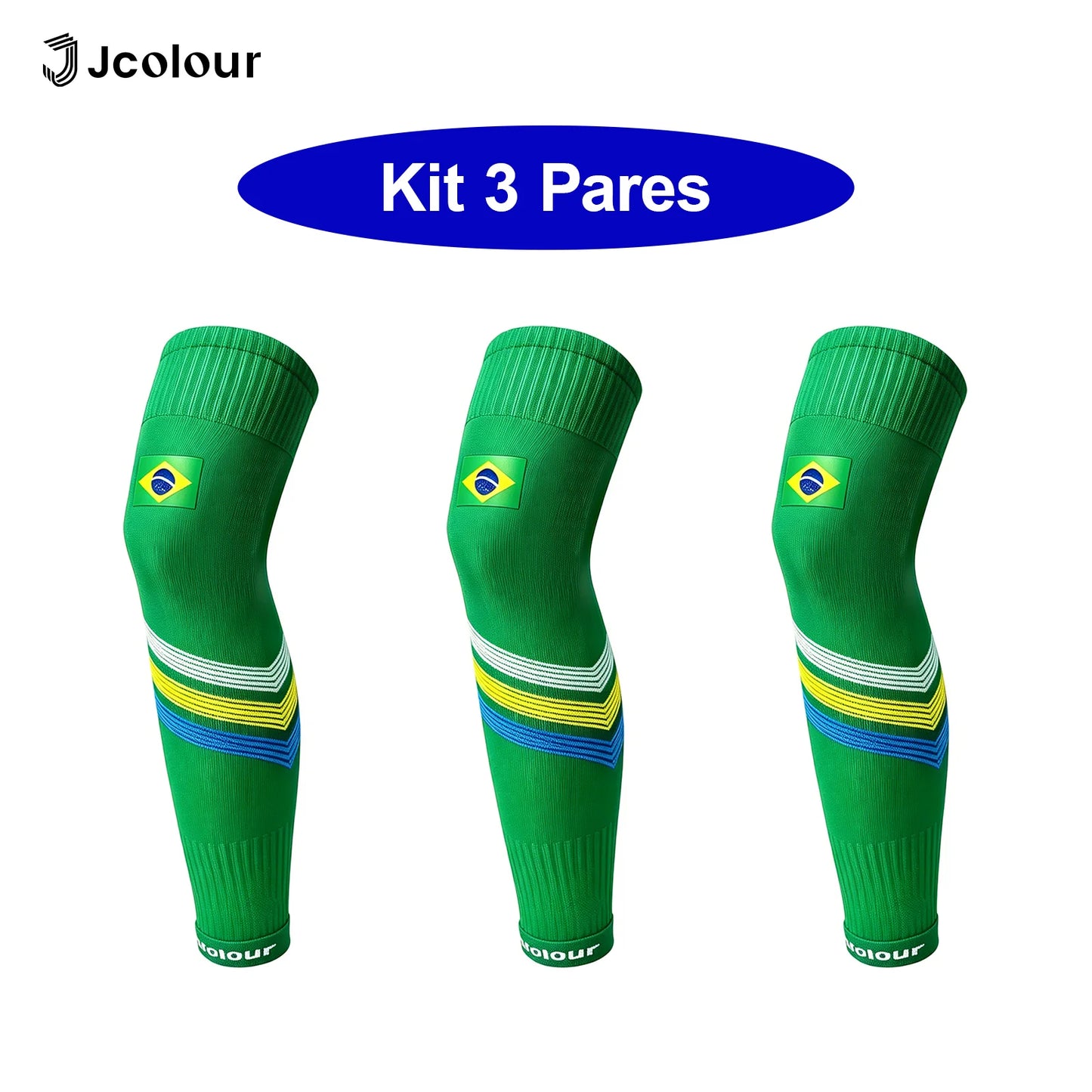 Joelheira Compressiva Esportiva para Ciclismo e Corrida