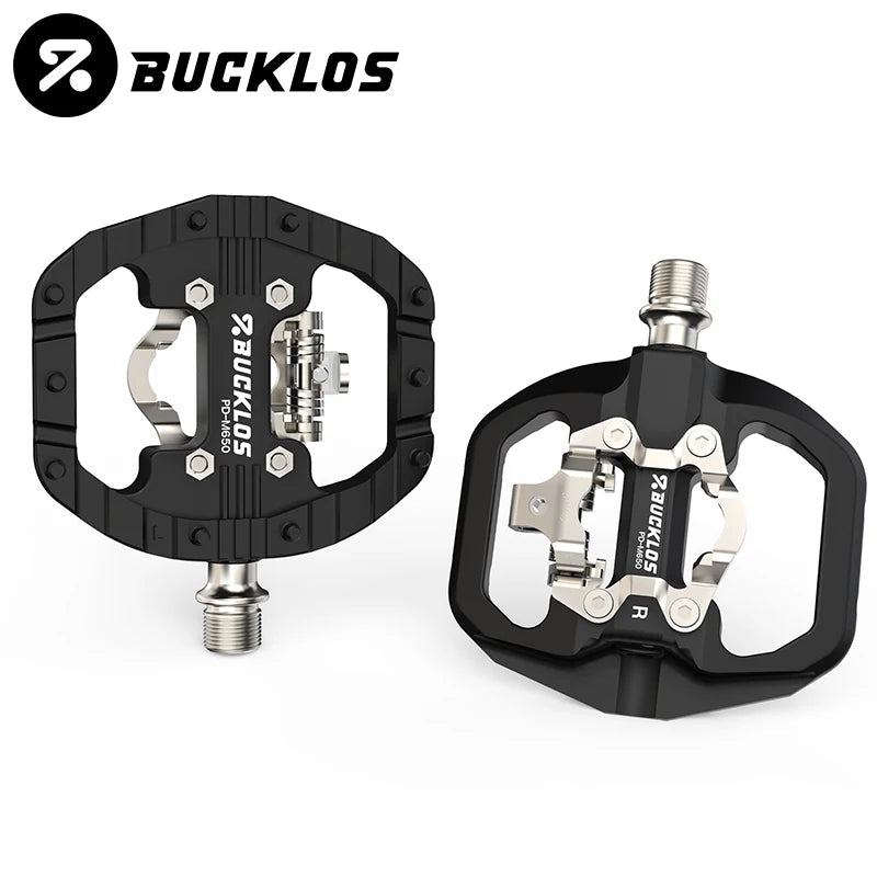 BUCKLOS Dual Function SPD Bicycle Pedal + Platform