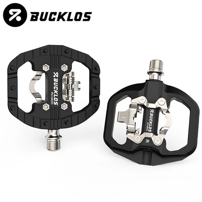 BUCKLOS Dual Function SPD Bicycle Pedal + Platform