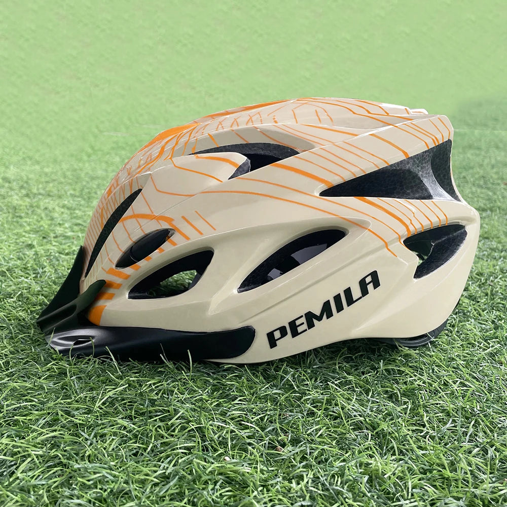 Capacete de Ciclismo Ultralight com Viseira