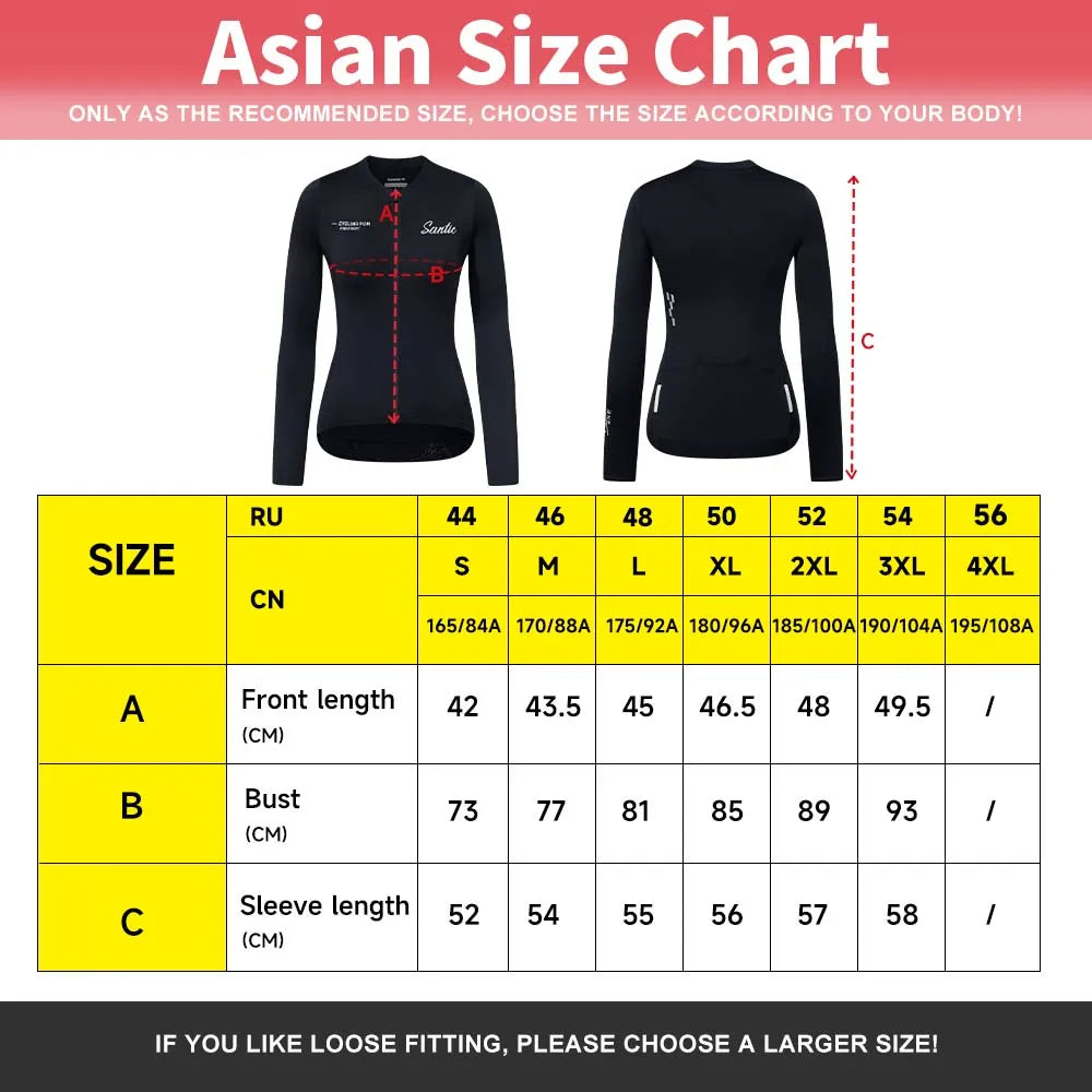 Camisa de Ciclismo Feminina Santic
