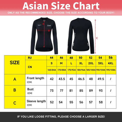 Camisa de Ciclismo Feminina Santic