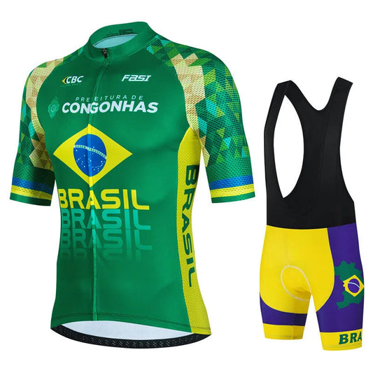 Brazil Team Cycling Set
