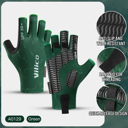 Luvas Esportivas Meio Dedo para Ciclismo,