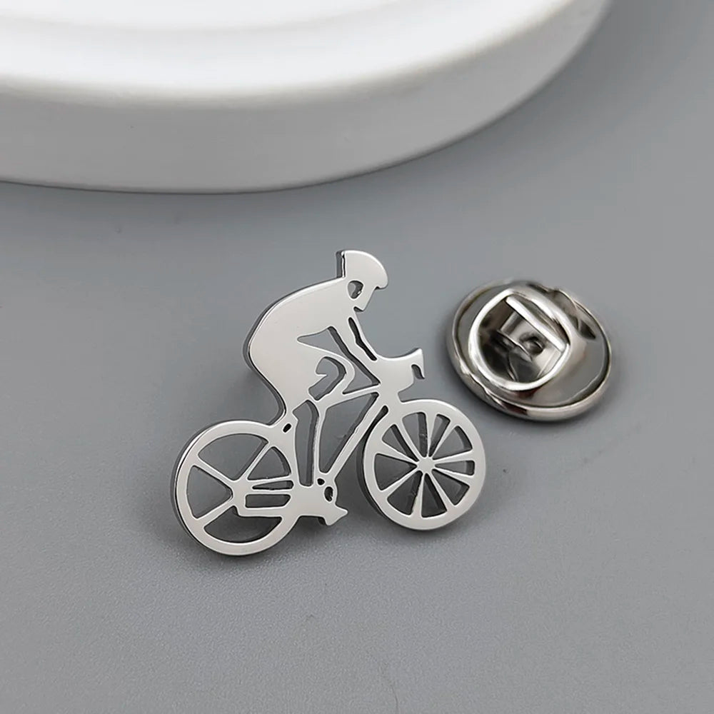 Broche de Bicicleta Dourado