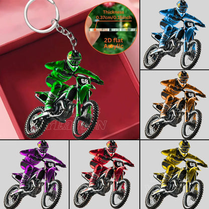 Chaveiro Ciclista em Acrílico