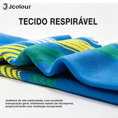 Joelheira Compressiva Esportiva para Ciclismo e Corrida