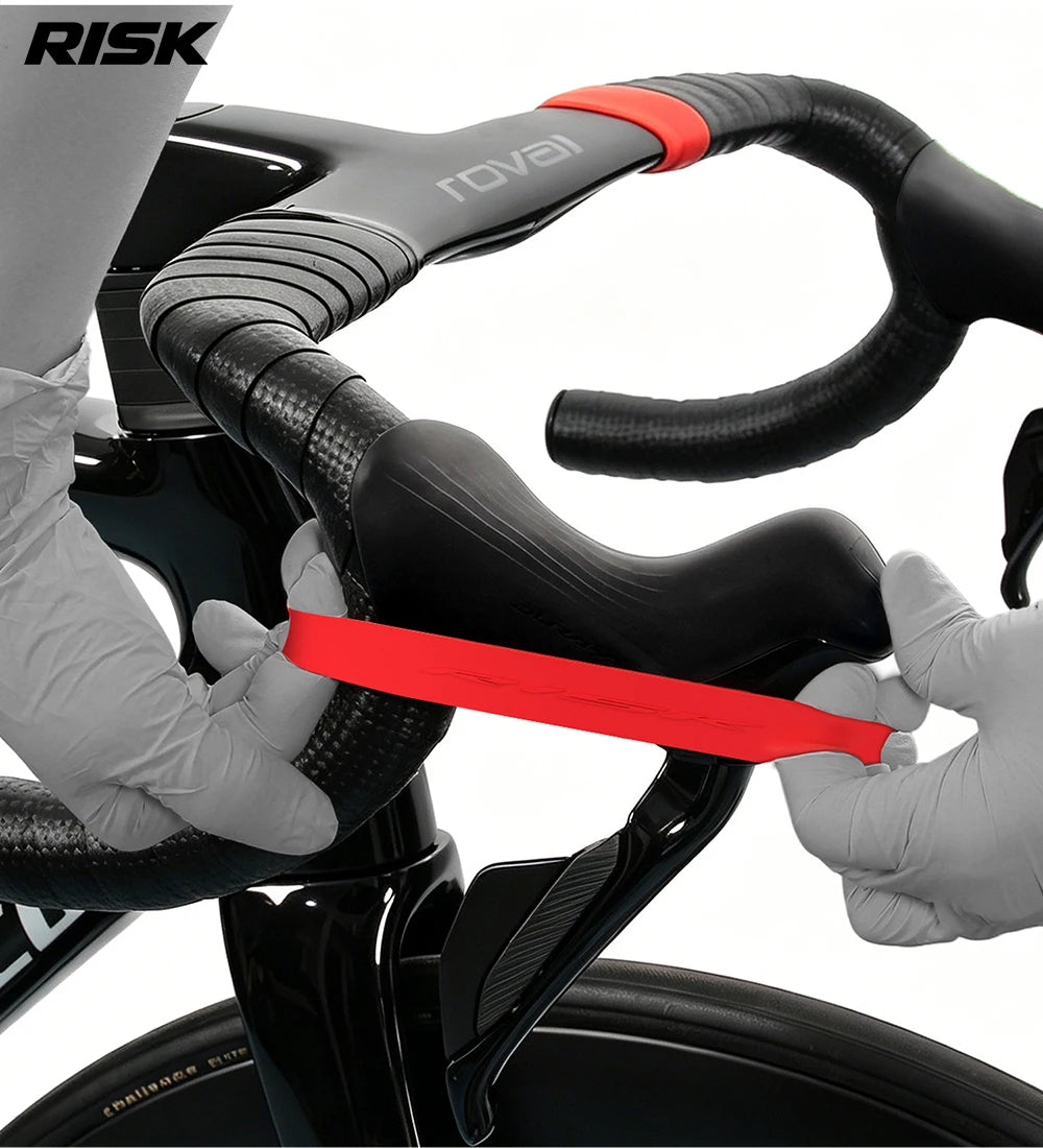 Par de Anéis de Silicone para Guidão de Bicicleta