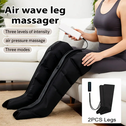 Botas Massageadoras de Compressão de Ar para Pernas e Pés