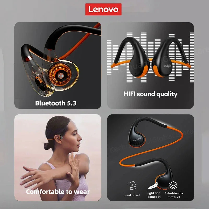 Lenovo X7 Bone Conduction Bluetooth 5.3 Headphones