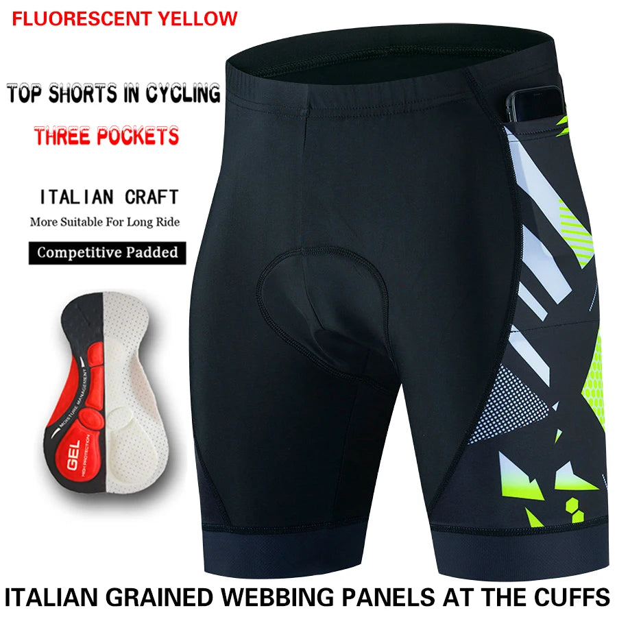 Bermuda de Ciclismo Masculina com Forro 5D em Gel