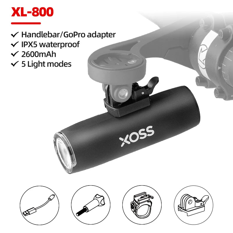 XOSS XL1200 Bicycle Front Light