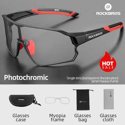 ROCKBROS Photochromic UV400 Cycling Glasses