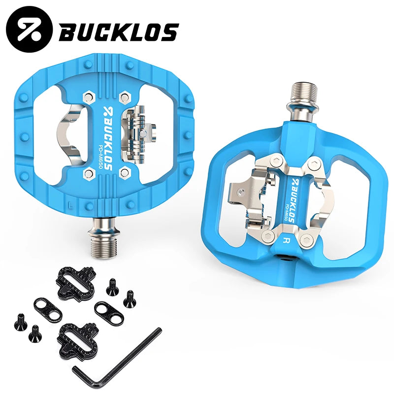 BUCKLOS Dual Function SPD Bicycle Pedal + Platform