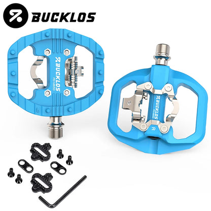 BUCKLOS Dual Function SPD Bicycle Pedal + Platform