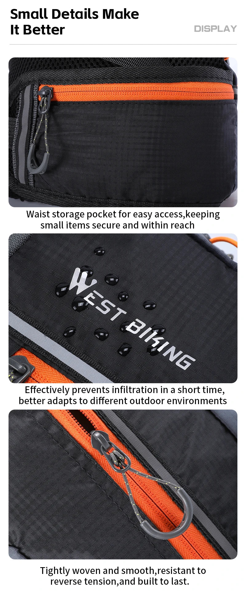 Mochila de Hidratação WEST BIKING 10L