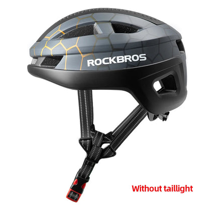Capacete de Ciclismo ROCKBROS com Luz 9 Modos