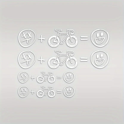 Adesivos Happy Face para Bike