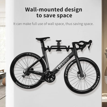 Suporte de Parede para Bicicleta TOSUOD Ajustável em Aço Carbono