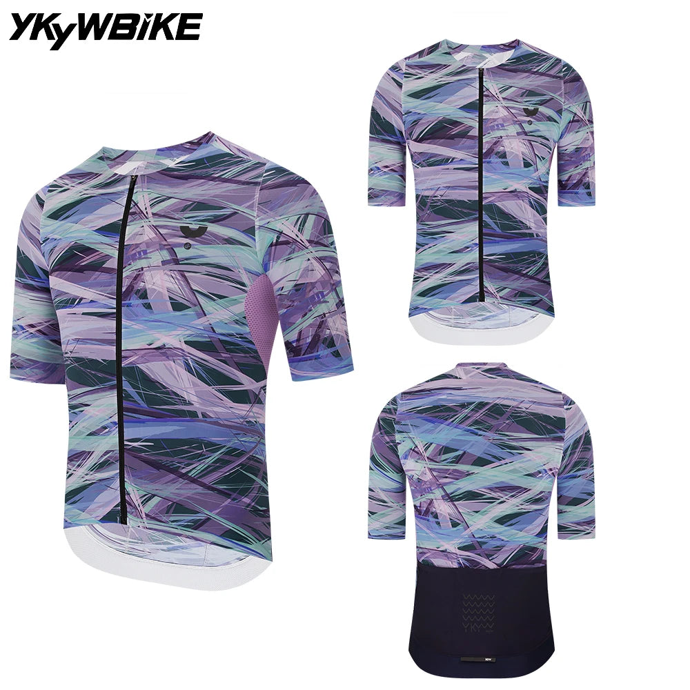 Camisa de Ciclismo Masculina YKYW Verão