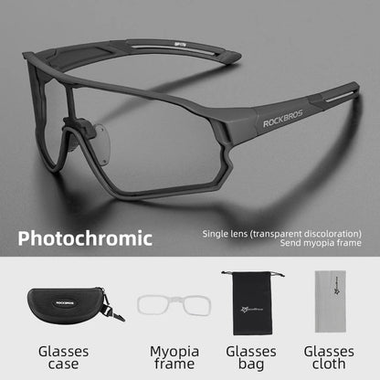 ROCKBROS Photochromic UV400 Cycling Glasses