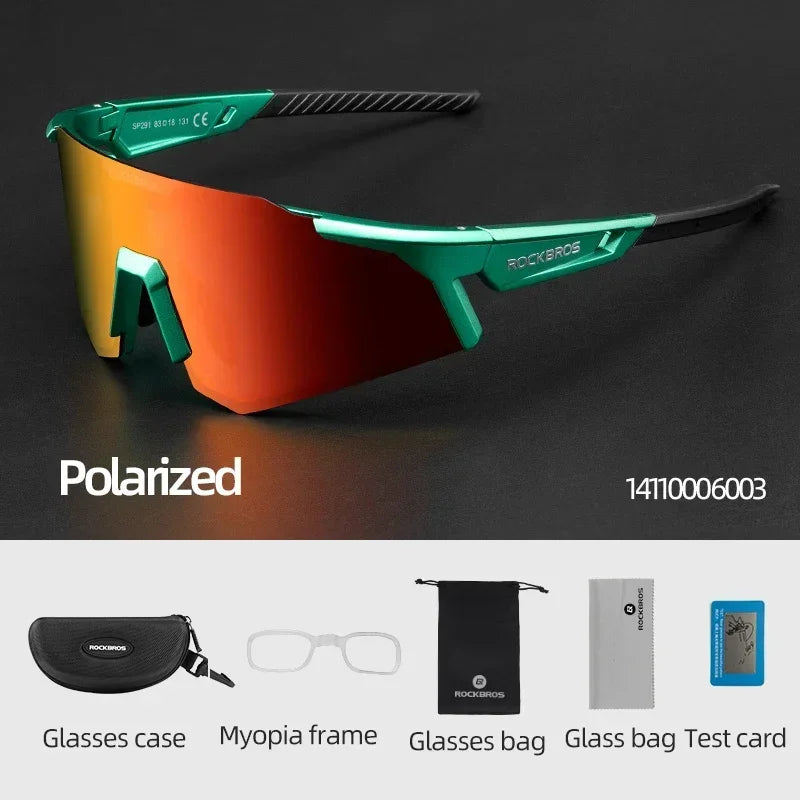ROCKBROS Photochromic Polarized Cycling Glasses