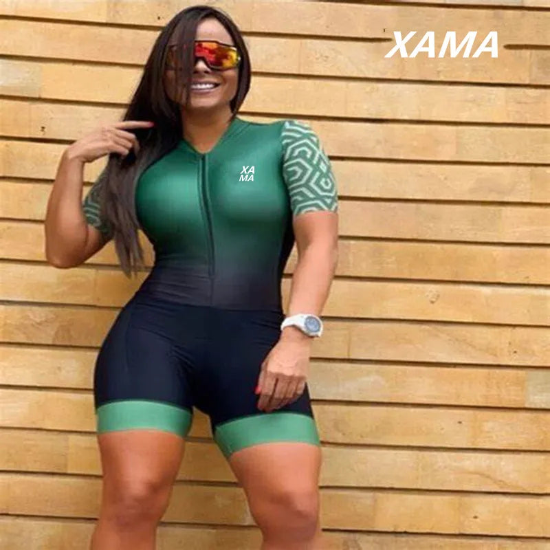 Macacão de Ciclismo Feminino XAMA