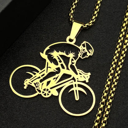 Colar Corrente Bike MTB Aço Inoxidável