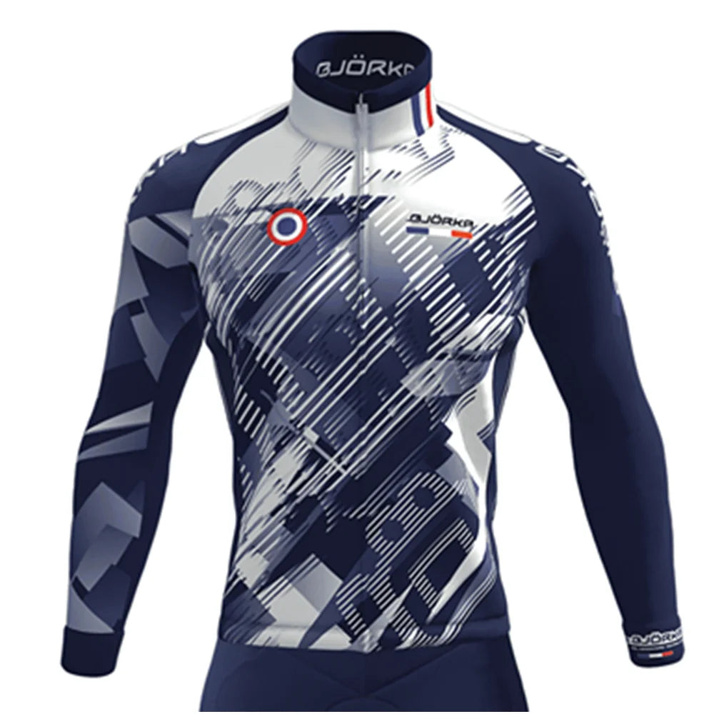Jersey de Ciclismo Masculina Bjorka Manga Longa