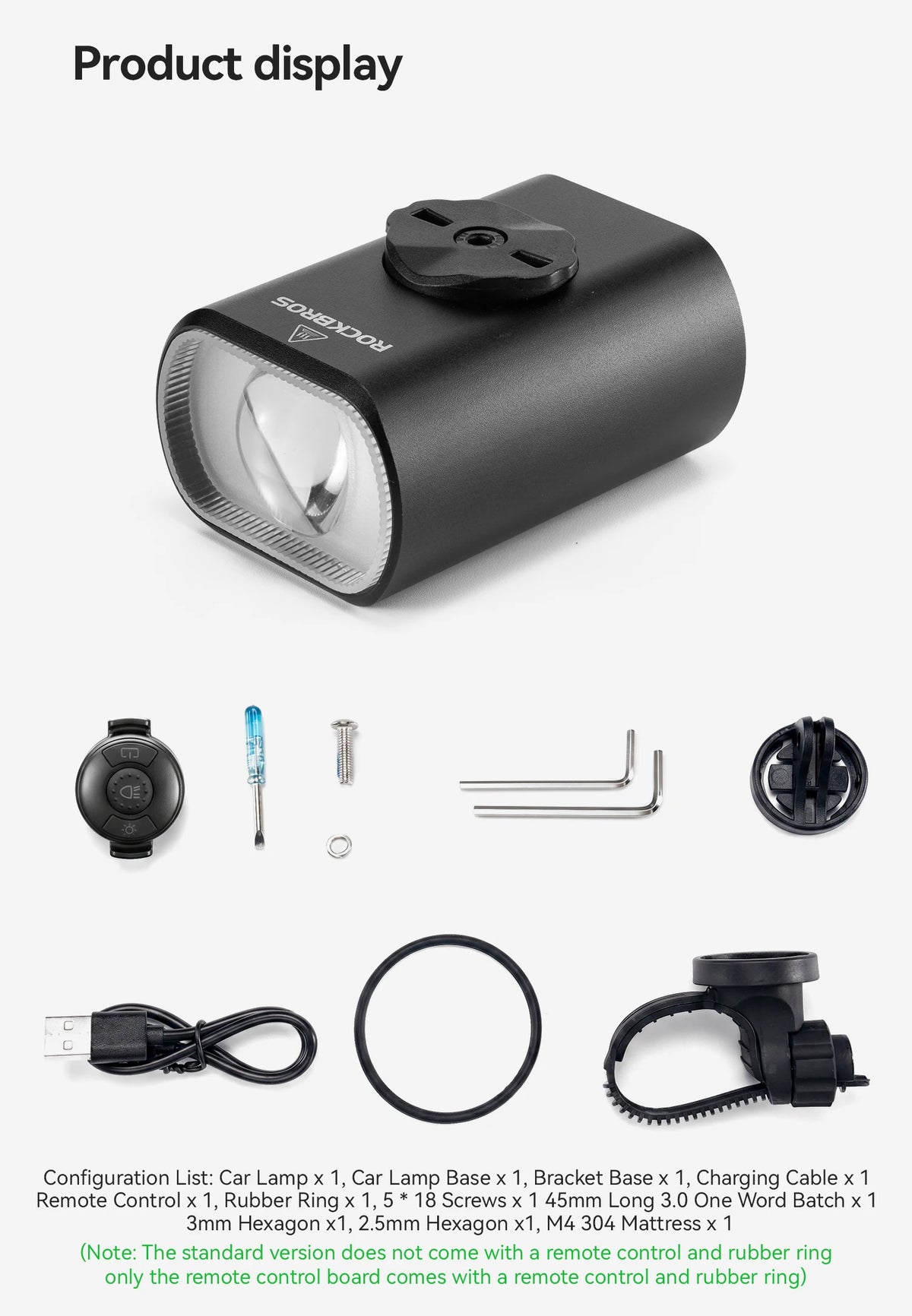 Farol de Bike ROCKBROS 1000LM
